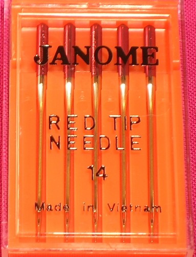 Red tip janome sewing - tip, machine