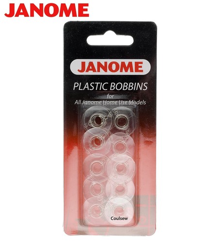 Janome plastic bobbins 10 - plastic,